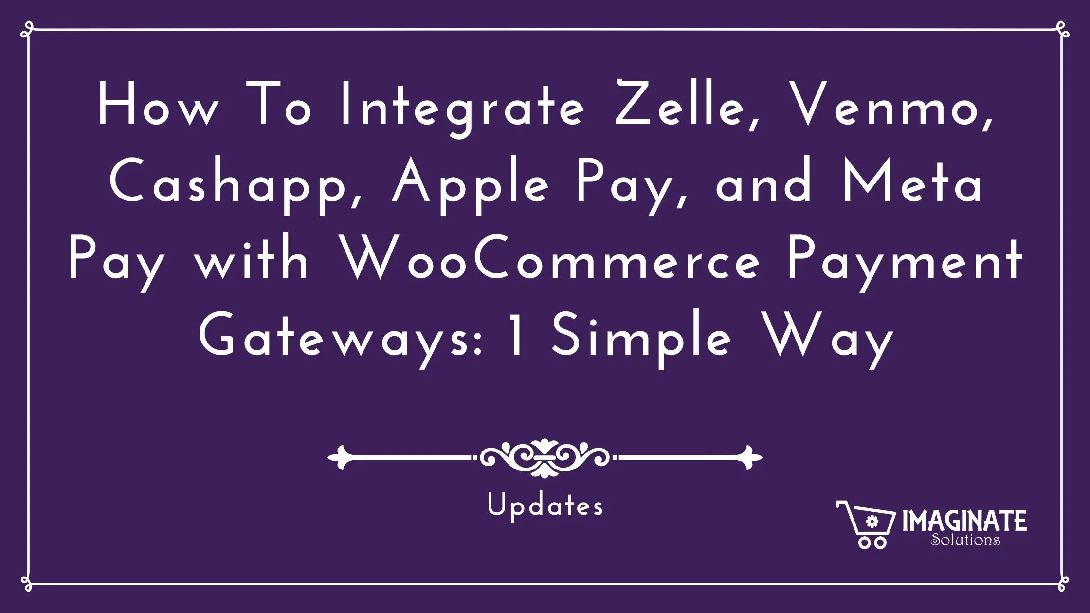 Custom Payment Gateways - Zelle Venmo Apple Pay