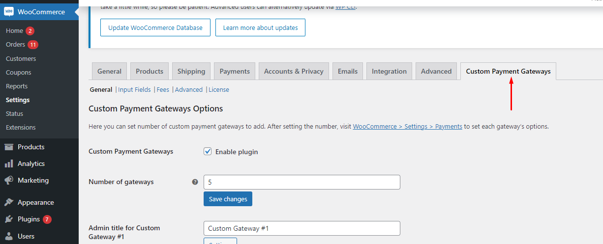 Custom Payment Gateways